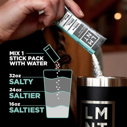 LMNT Keto Electrolyte Powder Packets | Paleo Hydration Powder | No Sugar, No Artificial Ingredients | Raw Unflavored | 30 Stick Packs 🍁 All In One Marketplace Canada