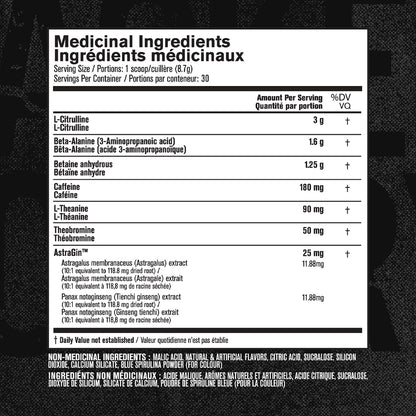 NITROSURGE Pre Workout Supplement - Endless Energy, Instant Strength Gains, Clear Focus, Intense Pumps - Nitric Oxide Booster & Powerful Preworkout Energy Powder - 30 Servings, Blue Raspberry 🍁 All In One Marketplace Canada
