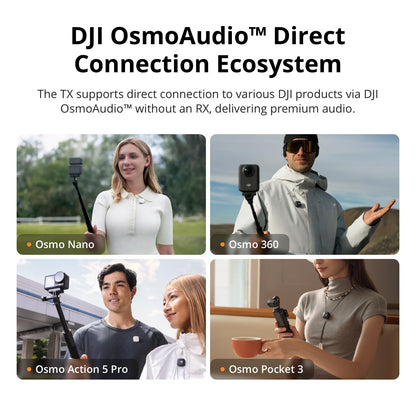 DJI Mic Mini (2 TX + 1 RX), Detail-Rich Audio, Wireless Lavalier Microphone for iPhone/Camera/Android, 2-Person Vlog, Team Production 🍁 All In One Marketplace Canada