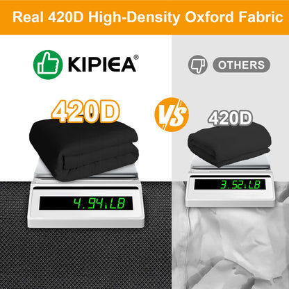 Kipiea Rectangular Patio Furniture Cover, Outdoor Table Chair Set Covers, Waterproof&Anti-UV General Seat Cover,98" L x 98" W x 28" H 🍁 All In One Marketplace Canada