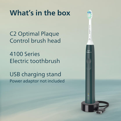 Philips Sonicare 4100 Rechargeable Electric Toothbrush, Forest Green, HX3681/28 🍁 All In One Marketplace Canada