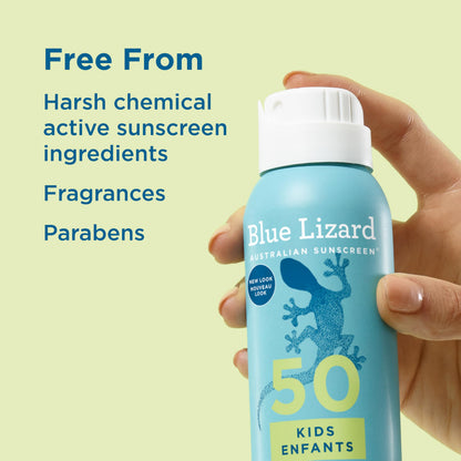 Blue Lizard Kids Mineral SPF 50 Sunscreen Spray, Broad-Spectrum UVA/UVB Protection, Water-Resistant, Zinc Oxide Formula, 142 g 🍁 All In One Marketplace Canada