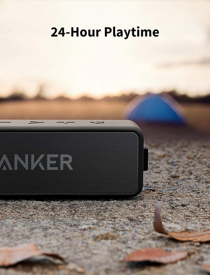 Anker Soundcore 2 Portable Bluetooth Speaker with 12W Stereo Sound, Bluetooth 5, Bassup, IPX7 Waterproof, 24-Hour Playtime, Wireless Stereo Pairing, Speaker for Home, Outdoors, Travel 🍁 All In One Marketplace Canada