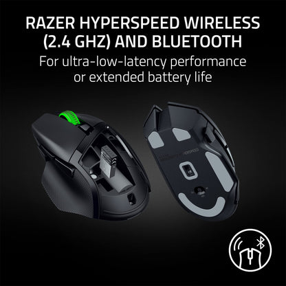 Razer Basilisk V3 X HyperSpeed Wireless Gaming Mouse: Up to 285 Hr Battery - 18K Optical Sensor - Mechanical Switches - Chroma RGB - 9 Programmable Controls - Black 🍁 All In One Marketplace Canada