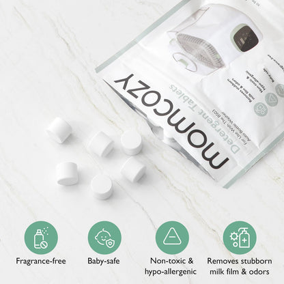 Momcozy Official Washing Block, 120 Tablets for KleanPal Pro Baby Bottle Washer – Effective Cleaning & Odor Removal 🍁 All In One Marketplace Canada