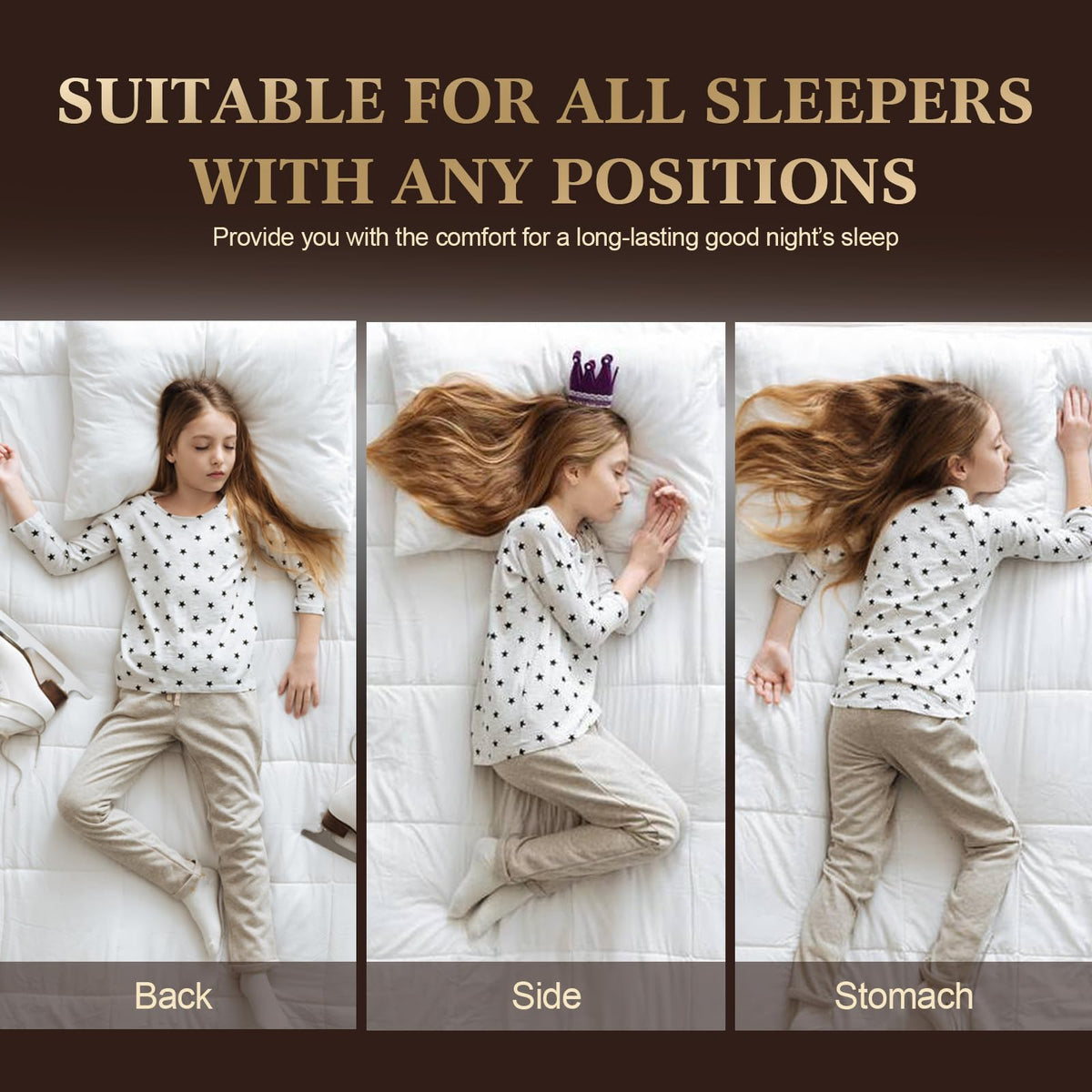 SHERWOOD Pillows King Size 2 Pack Hotel Pillow with Cotton Cover and Down Alternative Fiber Fill Bed Pillow for Sleeping (White, King 20x36 inch) 🍁 All In One Marketplace Canada