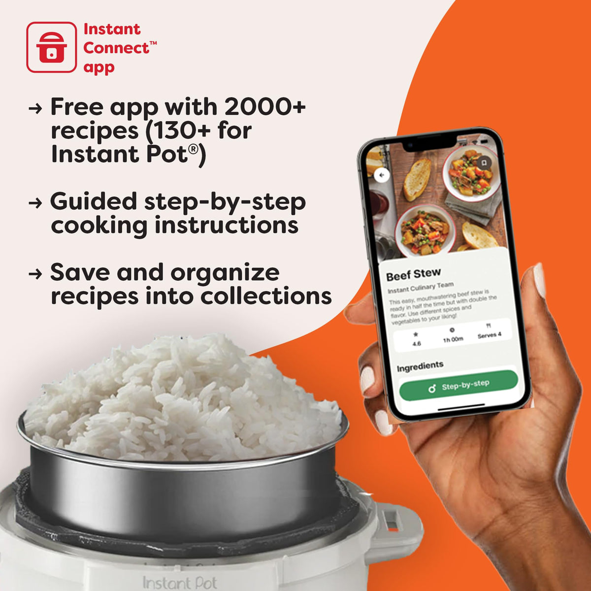 Instant Pot Pro (8 Quart) 10-in-1 Pressure Cooker, Slow Cooker, Rice/Grain Cooker, Steam, Sauté, Sous Vide, Yogurt Maker, Sterilizer and Warmer, Includes App