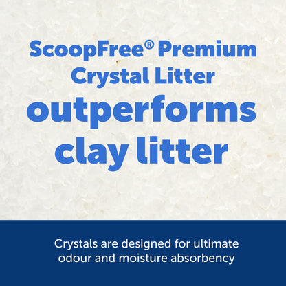 PetSafe ScoopFree Sensitive Non-Clumping Crystal Cat Litter, Fragrance-Free - Superior Odor Control – Low Tracking for Less Mess – Lasts Up to 1 Month, 8.6 Lbs Total (2 Pack of 4.3 Lb Bags) 🍁 All In One Marketplace Canada