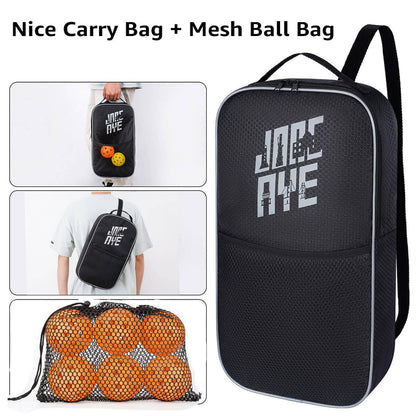 JoncAye Pickleball Paddles Set of 4 Rackets and Balls with Paddle Case, Lead Tape, Ball Bag, Carbon Fiber Pickle-Ball Raquette for Beginner | USAPA Approved Pickleball Equipment with Accessories 🍁 All In One Marketplace Canada