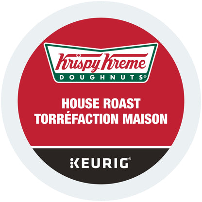 Krispy Kreme Doughnuts Smooth House Roast Single Serve Keurig Certified K-Cup pods for Keurig brewers, 30 Count (Pack of 1) 🍁 All In One Marketplace Canada