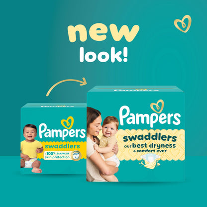 Pampers Swaddlers Diapers, Size 2, Absorbent, Keeps Baby Dry and Comfortable, Pediatrician Recommended Skin Safe Disposable Baby Diaper, 1 Pack (Count of 186) 🍁 All In One Marketplace Canada