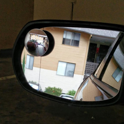 Ampper Blind Spot Mirror, 2" Round HD Glass Frameless Convex Rear View Mirror, Pack of 2 🍁 All In One Marketplace Canada