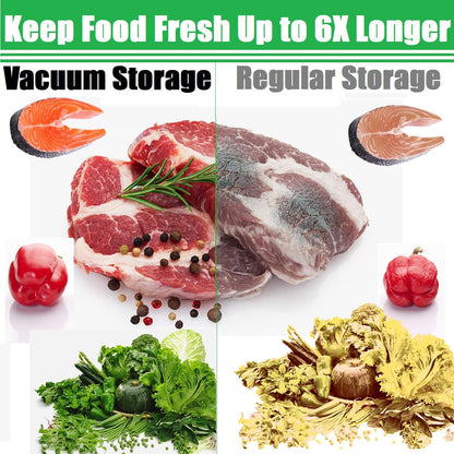 YILUFA1688 Vacuum Sealer Bags 300 Count, Pre-Cut Mixed Sizes (8"x12", 7"x10", 6"x8"), Commercial Grade Heavy Duty BPA-Free Bags, Freezer Safe, Sous Vide & Compatible with All Vacuum Sealers 🍁 All In One Marketplace Canada