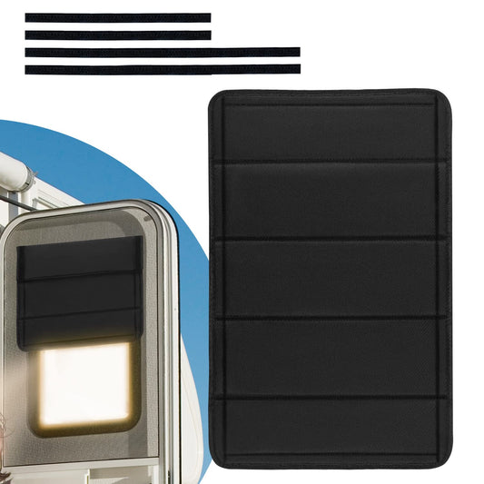 ACIMONE RV Door Window Shade Cover, 25“ x 16” Foldable Door Window Sun Shade for RV, Camper, Motorhome, Trailer, Premium 600D Oxford Blackout & UV Protection, Ideal Blinds, No-Tool Installation 🍁 All In One Marketplace Canada