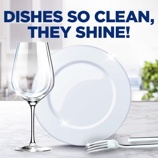 Finish Quantum Ultimate Dishwasher Detergent Pods, 3-Chamber Formula with Powerball, 2X Grease Fighting*, 24H Dried-On Stains, Deep Clean, Virtually Spotless Shine, No Pre-Rinse, 82 Tabs 🍁 All In One Marketplace Canada