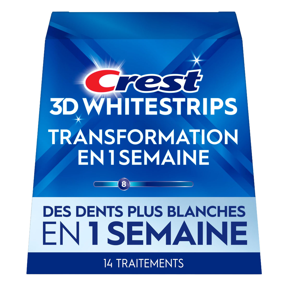 Crest 3D Whitestrips 1 Week Transformation At-home Teeth Whitening Kit, 14 Treatments, 8 Levels Whiter 🍁 All In One Marketplace Canada
