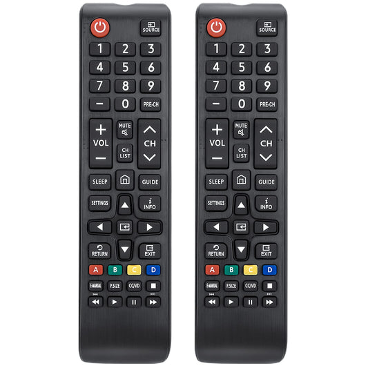 (Pack of 2) Universal Remote for Samsung TV Remote, Replacement for All Samsung Smart TV LED QLED UHD LCD HDTV Frame Curved 4K 8K 3D Series TV 🍁 All In One Marketplace Canada