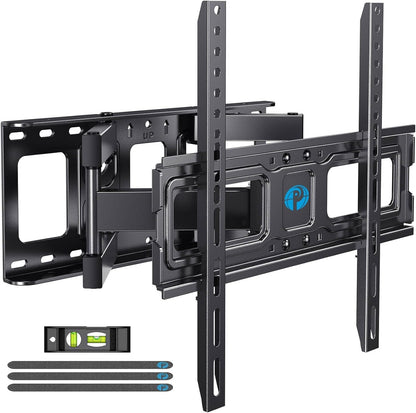 Pipishell Full Motion TV Wall Mount for 26-74 inch TVs, up to 99lbs Max VESA 400x400mm, Wall Mount TV Bracket with Articulating Swivel Extension Tilting Leveling for LED LCD OLED 4K Flat Curved Screen 🍁 All In One Marketplace Canada