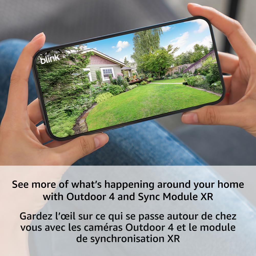 Blink Outdoor 4 XR – two-year battery wireless camera with 4x security coverage, 1000 ft open-air range or 400 ft with typical use — 4 camera system 🍁 All In One Marketplace Canada