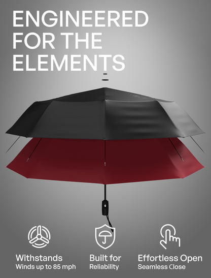 Repel Windproof Travel Umbrella - Compact & Withstands Winds up to 100MPH, Strongest Premium Auto Folding Umbrella for Rain and Sun - Durable, Light & Portable for Women & Men, Fits Backpack & Cars 🍁 All In One Marketplace Canada