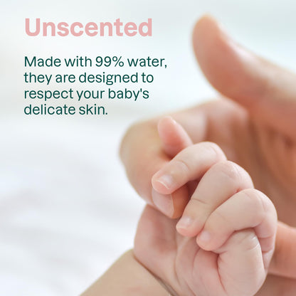 ATTITUDE Baby Water Wipes, EWG Verified, Safe for Newborns, Unscented & Fragrance-Free, 99% Water, Gentle & Hypoallergenic, Vegan & Dermatologically Tested, Travel Pack with Hard Lid, 72 Count (Pack of 3) 🍁 All In One Marketplace Canada