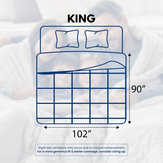 Utopia Bedding Comforters King Size, All Season Duvet Insert, Down Alternative Box Stitched Bed Comforter with Corner Tabs, Machine Washable (White) 🍁 All In One Marketplace Canada