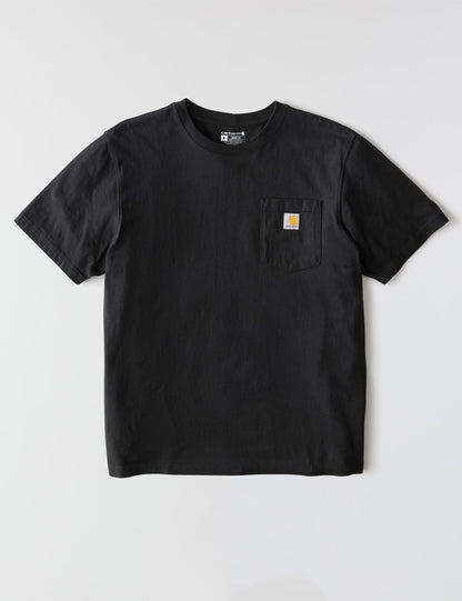 Carhartt Men's Big and Tall K87 Workwear Short Sleeve T-Shirt (Regular and Big & Tall Sizes), Black, X-Large 🍁 All In One Marketplace Canada