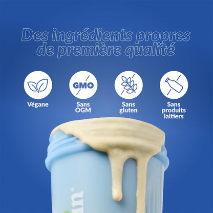 Good Protein – 32g Protein, Vegan High Protein Powder, 100% Natural, Non-GMO, Dairy-free, Gluten & Soy Free and No Added Sugar. Plant-Based Protein Shake (French Vanilla, 940 g) 🍁 All In One Marketplace Canada