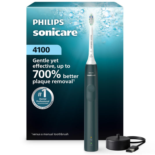 Philips Sonicare 4100 Rechargeable Electric Toothbrush, Forest Green, HX3681/28 🍁 All In One Marketplace Canada