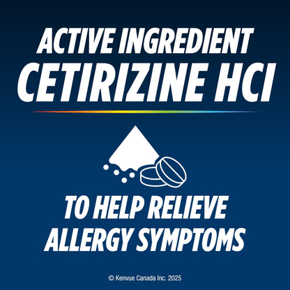 Reactine Extra Strength Antihistamine Tablets - 10mg Cetirizine Hydrochloride - 24 Hour Allergy Relief Medicine - 30 Count MADE IN CANADA 🍁 All In One Marketplace Canada