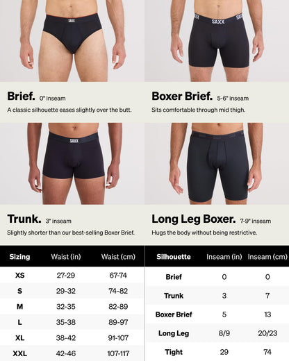 SAXX Underwear Co. Men's Core Cotton Boxer Brief Fly 3-Pack, Black/Graphite, Large 🍁 All In One Marketplace Canada