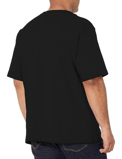 Carhartt Men's Big and Tall K87 Workwear Short Sleeve T-Shirt (Regular and Big & Tall Sizes), Black, X-Large 🍁 All In One Marketplace Canada