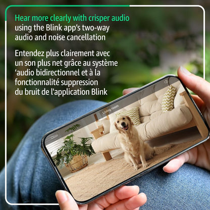 Blink Mini 2K+ (newest model) – Plug-in Home & Pet Security Camera with 2K video resolution, colour night vision, enhanced audio, motion detection – 1 camera (White) 🍁 All In One Marketplace Canada