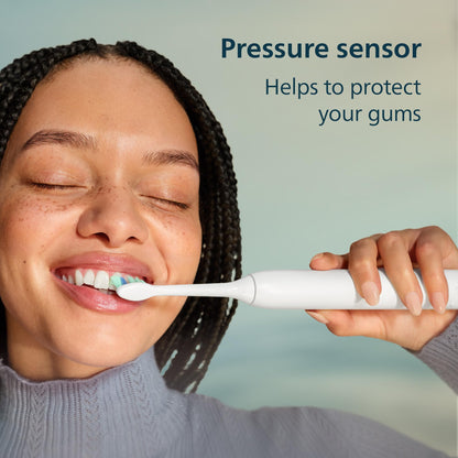 Philips Sonicare 4100 Electric Toothbrush, Sonic Toothbrush with Two Intensity Levels, Pressure Sensor and Timer, Malibu Prismatic, Model HX3689/22 🍁 All In One Marketplace Canada