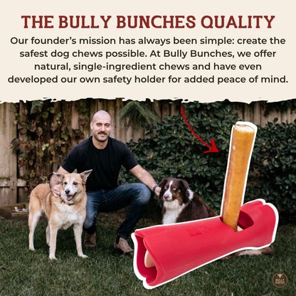 Bully Bunches Premium (6" Standard - 20 Pack) Odour-Free, Consistently Sized Bully Sticks for Medium Dogs - Long Lasting Oral Care Chews - All Natural Fully Digestible Beef Treat, No Rawhide 🍁 All In One Marketplace Canada