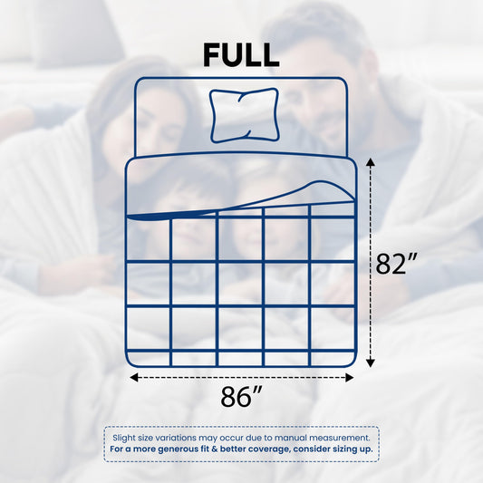 Utopia Bedding Comforters Full Size, All Season Duvet Insert, Down Alternative Box Stitched Bed Comforter with Corner Tabs, Machine Washable (White) 🍁 All In One Marketplace Canada