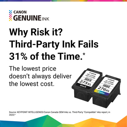 Canon Genuine Ink Cartridges PG-275 Black (1 Count), Original Canon Printer Ink for PIXMA TR4720 / TS3720 / TS3520 Series Printers 🍁 All In One Marketplace Canada