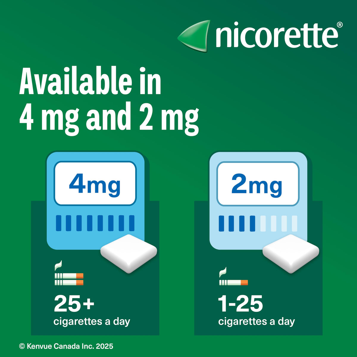 Nicorette 4mg Nicotine Gum, Fruit – Quit Smoking Aid with Fast Craving & Withdrawal Relief, Nicotine Replacement Therapy (NRT), 210 Pieces (Value Size) 🍁 All In One Marketplace Canada