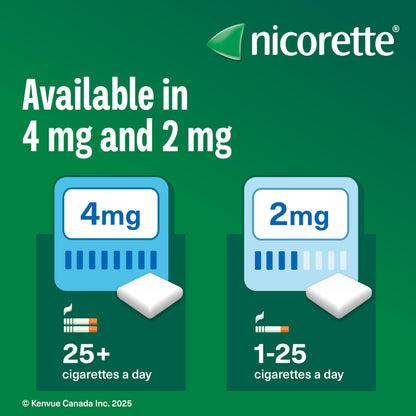 Nicorette 4mg Nicotine Gum, Fruit – Quit Smoking Aid with Fast Craving & Withdrawal Relief, Nicotine Replacement Therapy (NRT), 210 Pieces (Value Size) 🍁 All In One Marketplace Canada