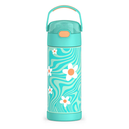 THERMOS FUNTAINER 14 Ounce Stainless Steel Vacuum Insulated Bottle, Wavy Daisies 🍁 All In One Marketplace Canada