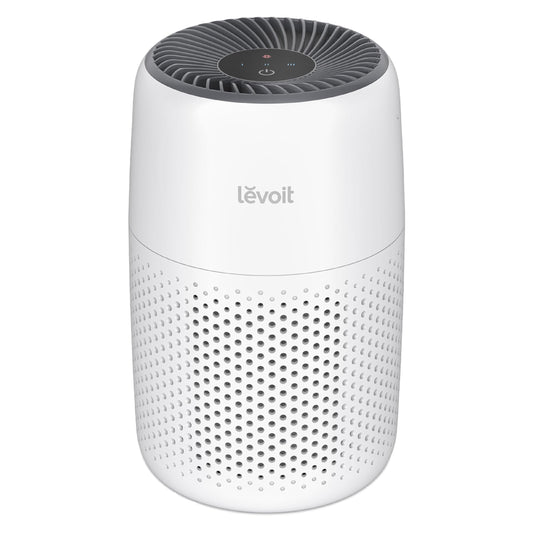 Levoit Air Purifiers for Bedroom Home, AHAM VERIFIED, 3-in-1 Filter Cleaner with Fragrance Sponge for Quiet Sleep, Remove Odor Allergies Smoke Dust Pet Dander, Office Desktop, Core Mini-P, White 🍁 All In One Marketplace Canada