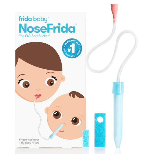 Frida Baby NoseFrida Nasal Aspirator, Snot Sucker Suitable for Newborns and Babies, Baby Nose Sucker with 4 Extra Hygiene Filters 🍁 All In One Marketplace Canada