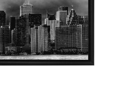 Toronto Ominöse Wolken Skyline - Leinwand Wanddeko
