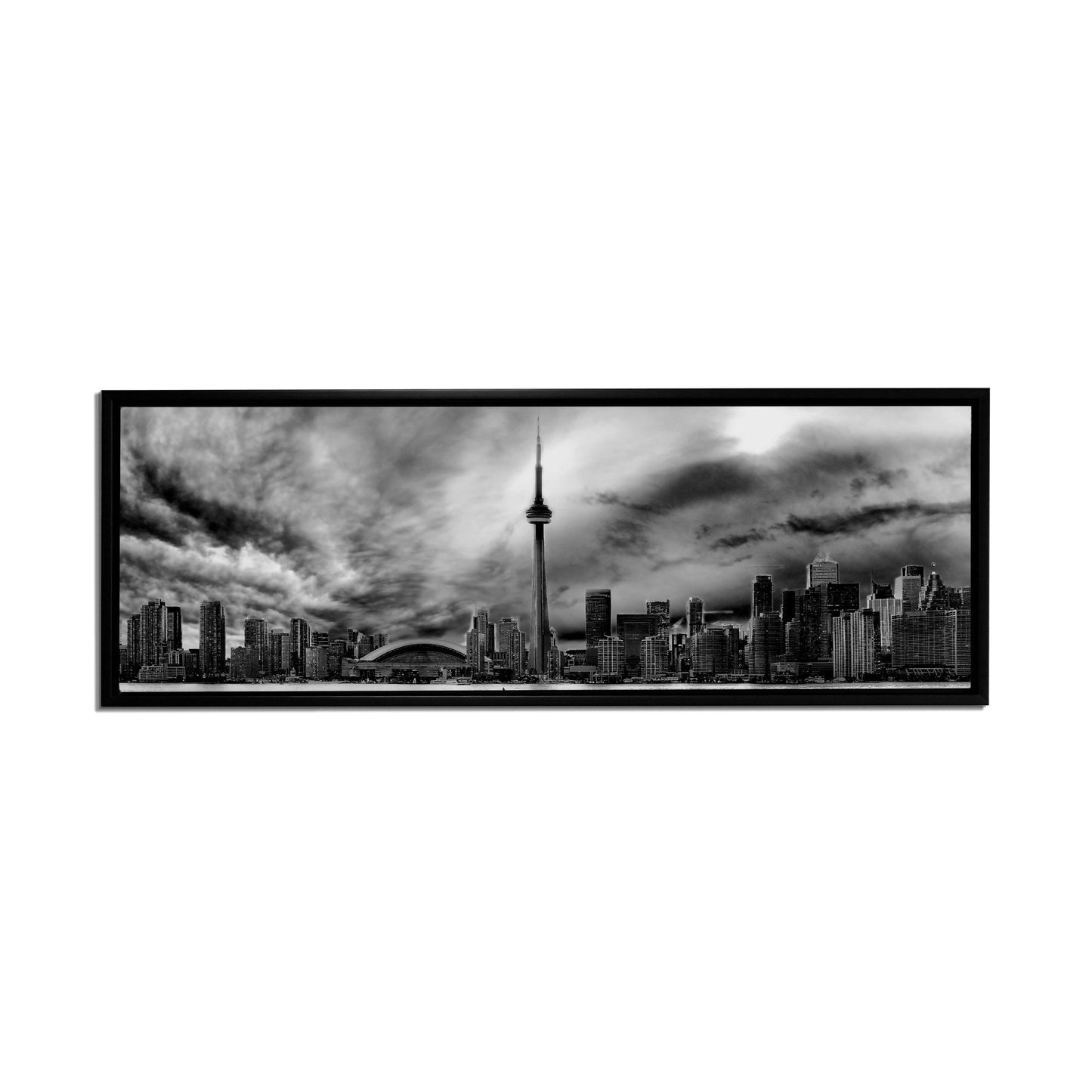 Toronto Ominöse Wolken Skyline - Leinwand Wanddeko