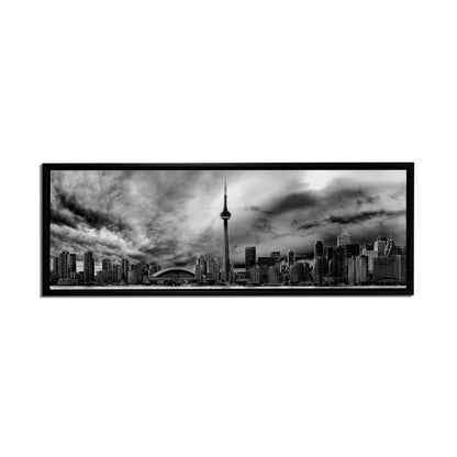 Toronto Ominöse Wolken Skyline - Leinwand Wanddeko