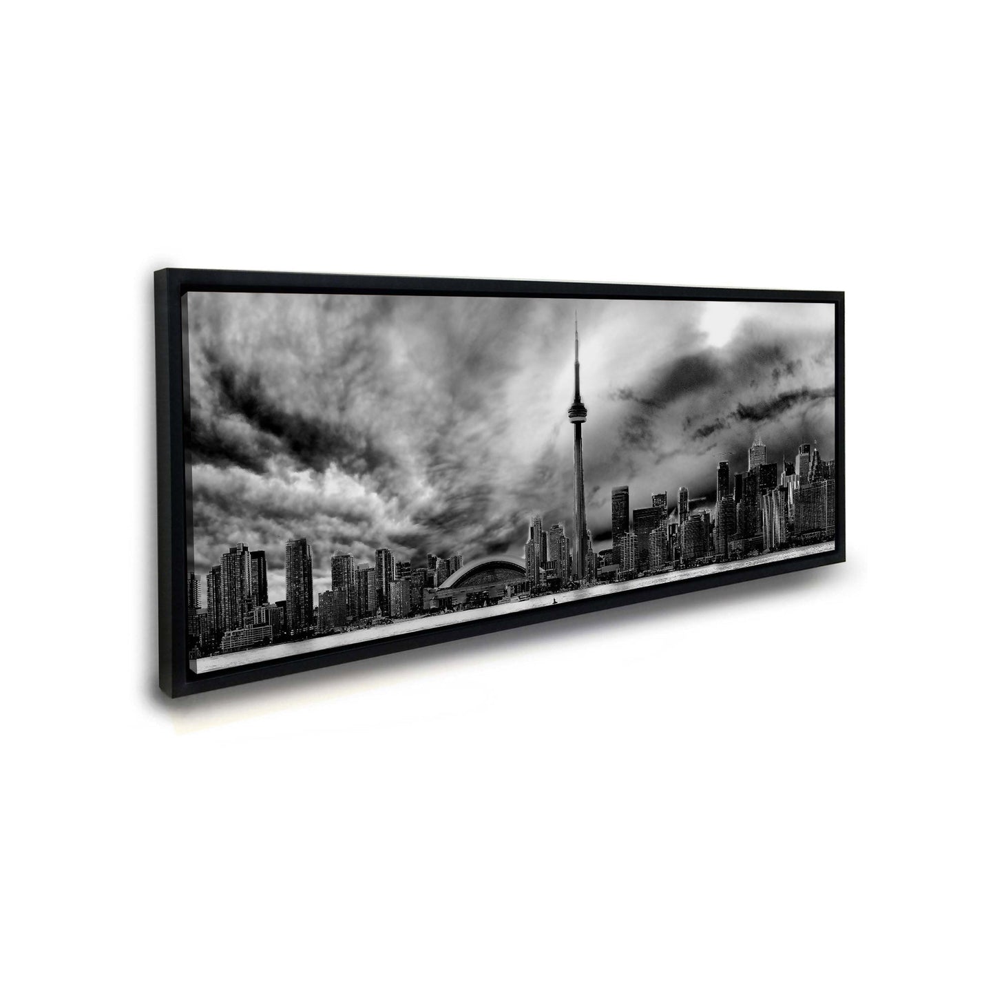 Toronto Ominöse Wolken Skyline - Leinwand Wanddeko
