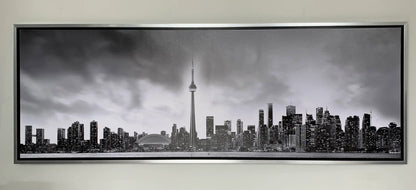 Toronto und CN Tower in Schwarz-Weiß – Stadtpanorama