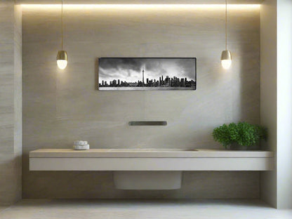 Toronto und CN Tower in Schwarz-Weiß – Stadtpanorama