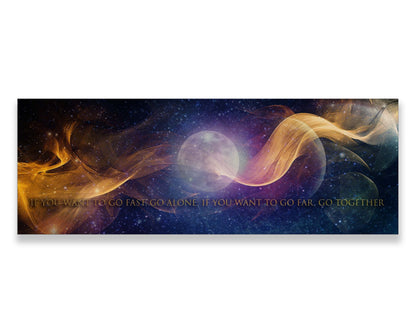 Wandbild-Inspirationszitat-Große Leinwand