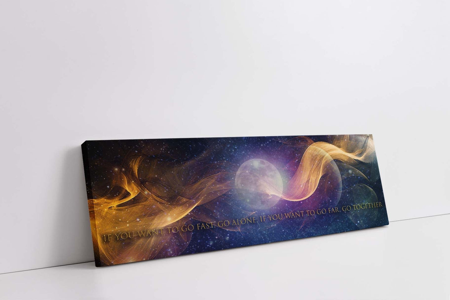 Wandbild-Inspirationszitat-Große Leinwand